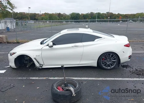 2017 Infiniti Q60 3.0T Red Sport 400 z USA, uszkodzony, nr VIN JN1FV7EL6HM700491